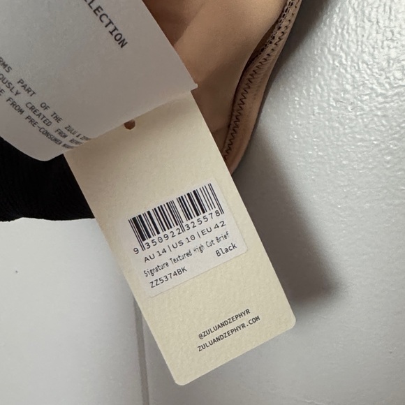 Zulu & Zephyr Signature High Cut Briefs - Picture 2 of 2